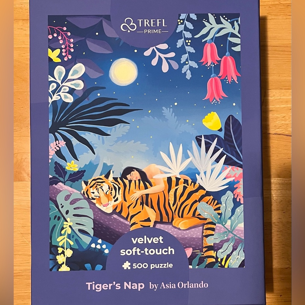 Tiger’s Nap, Trefl Prime Velvet Soft Touch Puzzle
